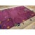 1920s Purple Floral Vase Modern Antique Chinese Knotted Art Deco Room Size Rug For Sale - Image 9 of 9