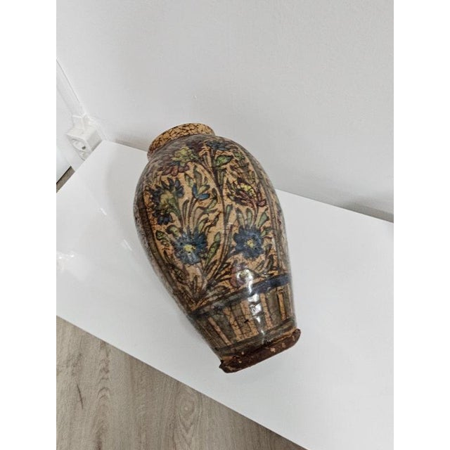 Ceramic Qajar-Dynasty Pottery Vases, 1900s, Set of 5 For Sale - Image 7 of 18