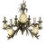Vintage Pineapple Tole Chandelier For Sale