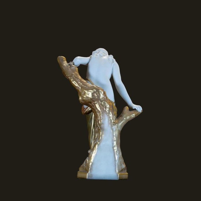 Nude Bather Surprised in the style of Sir Thomas Brock for Royal Worcester, 1921 For Sale - Image 3 of 13