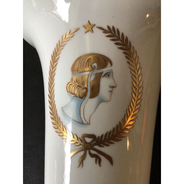 1930s Small Porcelain Urn Neo Classical Lamps - A Pair For Sale - Image 11 of 12