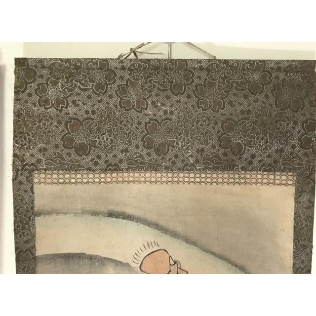 Large Japanese Edo Period Kakemono Scroll Hangings, 19th Century, Set of 6 For Sale - Image 5 of 18