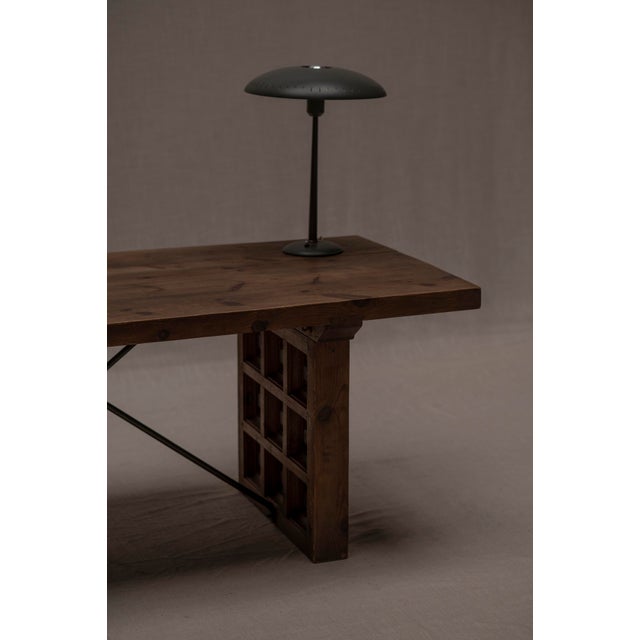 Vintage Brutalist Desk, 1970s For Sale - Image 6 of 17