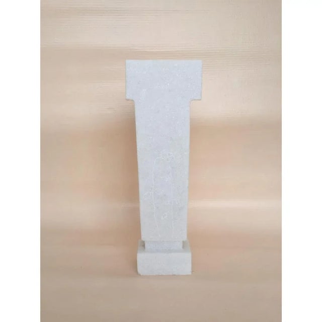 Contemporary Hand Carved Marble Sculpture by Tom Von Kaenel For Sale - Image 3 of 6