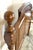 Late 20th Century Cherry Paneled Queen/Full Size Headboard With Turned Posts For Sale - Image 10 of 13
