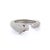 Metal Cluster Diamond Panther Ring With Ruby Gemstone Eyes in 18k Solid White Gold For Sale - Image 7 of 16