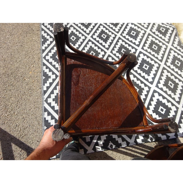 Rattan Corner Shelves, 1980s, Set of 2 For Sale - Image 16 of 17