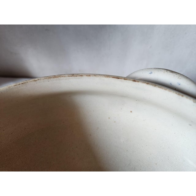 19th Century French Earthenware Tea Tureen from Jules Vieillard Moustiers For Sale - Image 9 of 17