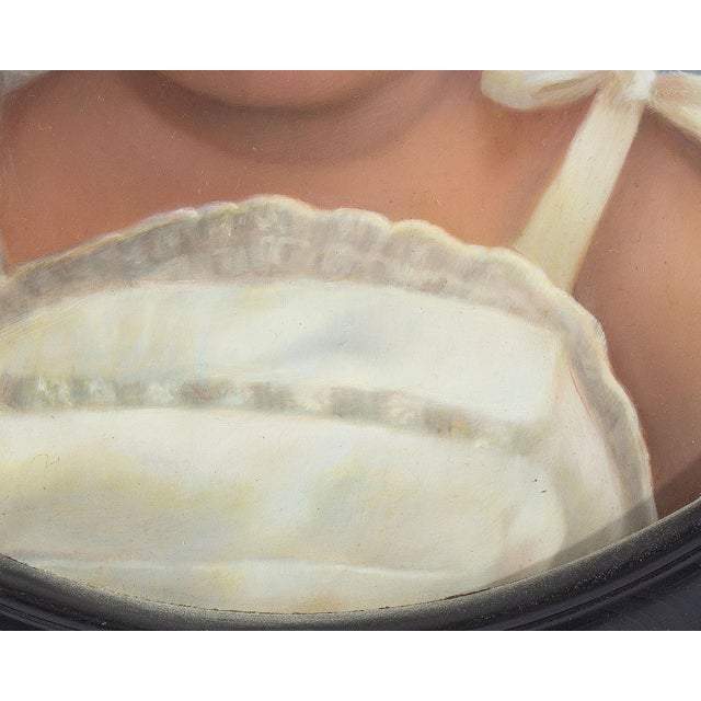 Oil on Board Portrait Painting by Carrie Pearce For Sale - Image 4 of 6