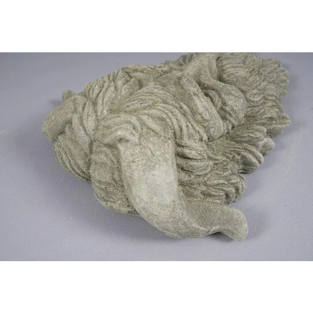 Large and Heavy Devil Wall Mask, 1930s, Concrete For Sale - Image 6 of 10