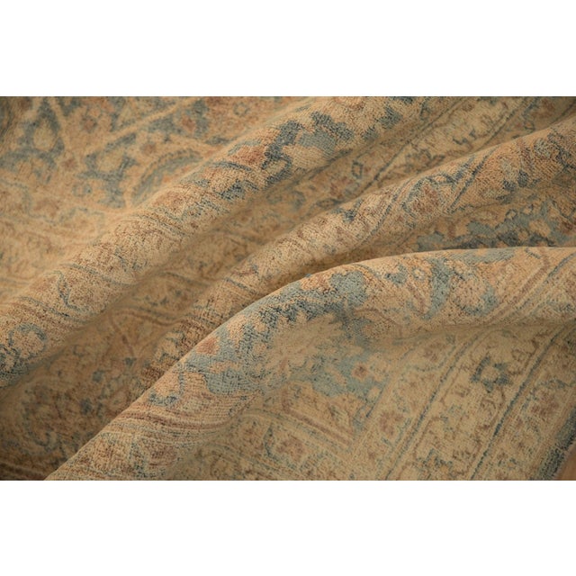 Vintage Tea Washed Tabriz Carpet - 9'10" x 17'8" For Sale - Image 12 of 13