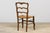 19th Century French Provincial Ladder Back Maple Dining Chairs W/ Rust Seats - Set of 8 For Sale - Image 13 of 18