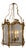Louis XV Style Hexagonal Gilt Bronze Hall Lantern, 1800 For Sale