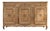 Large Louis XV Carved Oak Three-Door Sideboard, 1870 For Sale
