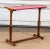 French Napoleon III Sewing Table With Cut Velvet Top For Sale - Image 3 of 9