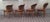 Mid-Century Dining Chairs with Beechwood Frame and Brown Fabric Upholstery, 1960s, Set of 4 For Sale - Image 6 of 10