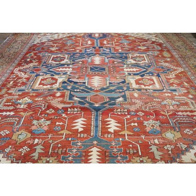 Antique Serapi Rug 12'0'' x 19'6'' For Sale - Image 12 of 12
