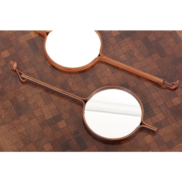 1960s Hand or Table Mirror by Bech & Starup for Den Permanente, Denmark, 1960s For Sale - Image 5 of 9