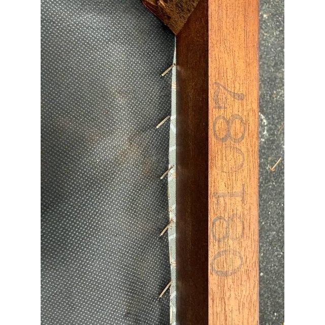 Late 20th Century Set of 8 Solid Mahogany Straight Leg Chippendale Style Dining Chairs For Sale - Image 9 of 16