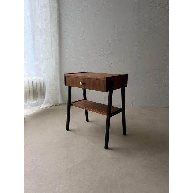 Scandinavian Chest of Drawers in Teak and Black Beech For Sale - Image 6 of 11