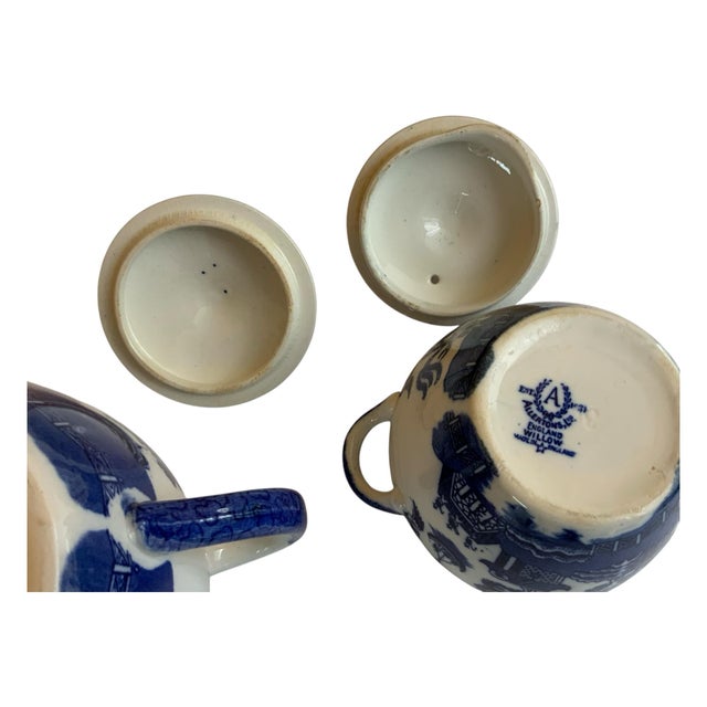 Vintage Allerton Coffee / Teat Pot and Lidded Sugar Container Set- 2 Pieces For Sale - Image 9 of 10
