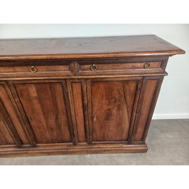 Vintage Three-Door Sideboard in Oak, 1940s For Sale - Image 6 of 18
