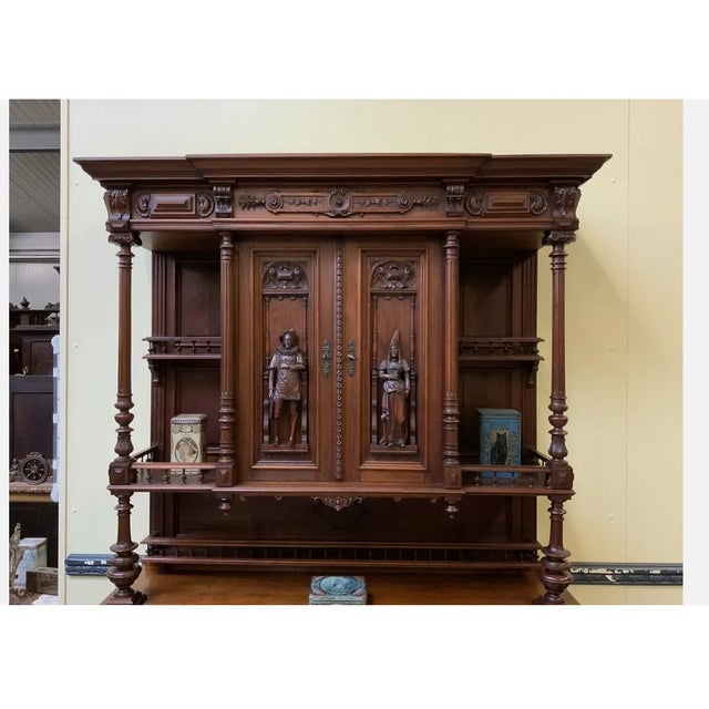 Age: circa 1880 Wood type: solid walnut Condition: very good, well-maintained, fully restored original condition (minor...