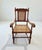 Antique Victorian Walnut Barley Twist Library Armchair with Cane Seat, 1890s For Sale - Image 12 of 12