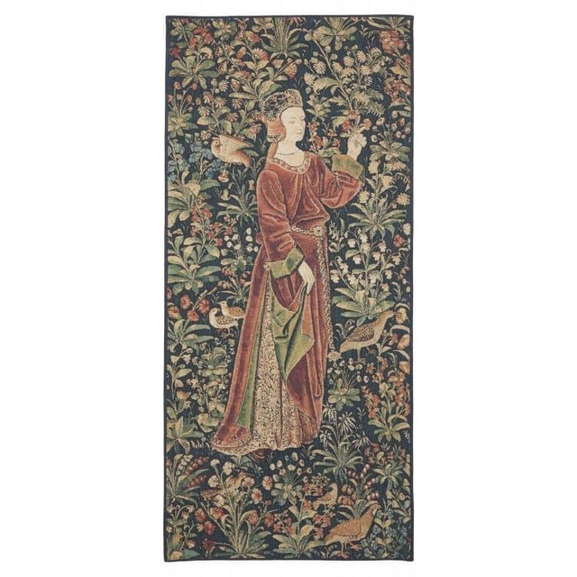 This beautiful tapestry is woven on a jacquard loom by skilled weavers, keeping alive the centuries old tradition of...