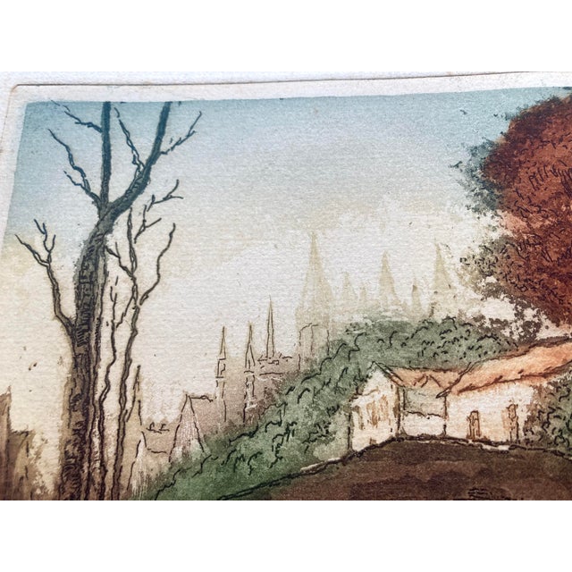 Early 20th Century Vintage Landscape Prints of Brugge Belgium by Van Host - A Pair For Sale - Image 5 of 15