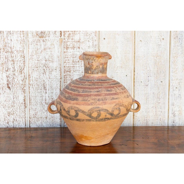 Antique Decorated Earthenware Water Jug For Sale - Image 10 of 10