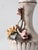 Mid 20th Century Italian Capodimonte Porcelain Floral Lamp For Sale - Image 6 of 13