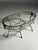 Empire Metal Coffee Table with Glass Top, 1980s For Sale - Image 17 of 18