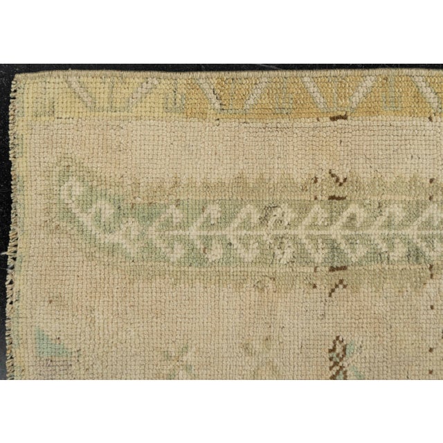 Early 21st Century Turkish Mini Rug Oriental Hand Knotted Vintage Rug 1'8" x 2'11" #21199 For Sale - Image 5 of 8