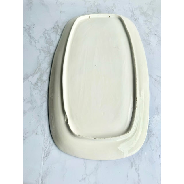 Hand Painted Vintage Italian Pottery Arch of Trajan in Ancona Wall Plate For Sale - Image 10 of 12