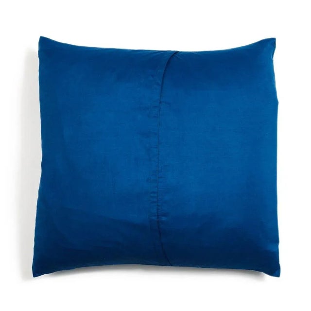 Ink Blue Studio Variously Hand Dyed Folio Indigo Pillow For Sale - Image 8 of 10