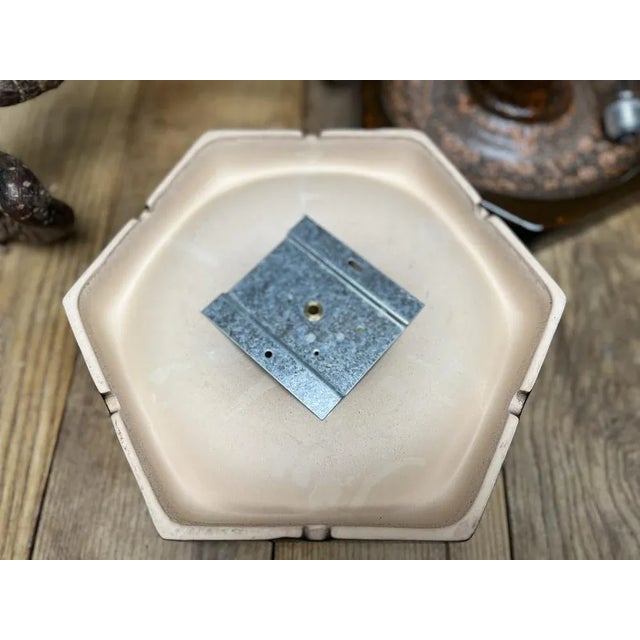 Fat Lava Ceramic Wall Lamps from Hustadt Leuchten, 1970s, Set of 2 For Sale - Image 11 of 13