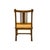 Asian Zen Oriental Straight Legs Bars Backrest Solid Wood Chair For Sale - Image 3 of 9