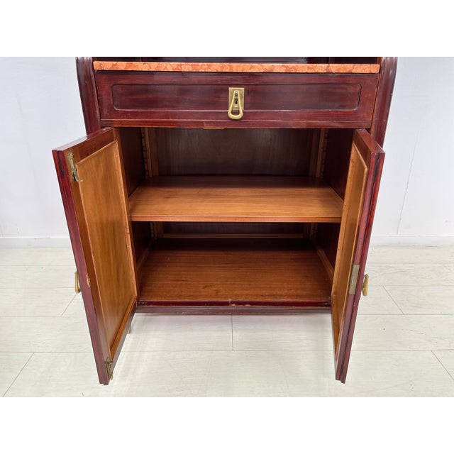 Brown Art Nouveau Display Cabinet from Jacob & Josef Kohn, Vienna, 1890s For Sale - Image 8 of 11