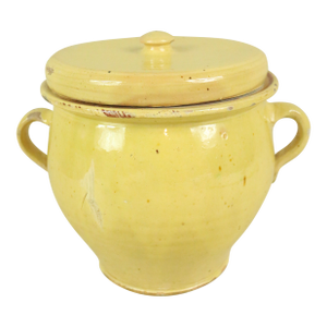 Mid 19th Century Lidded French Egg Crock