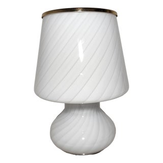 Glass Table Lamp, Italy, 1980s For Sale