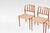 Model 83 Dining Chairs by Niels Otto Møller for J.L. Møller Mobelfabrik, 1960s, Set of 4 For Sale - Image 5 of 10
