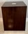 Vintage Pair Cube End Tables With Macassar Ebony Veneer Lacquered & Polished Silver Metal Accents For Sale - Image 4 of 8