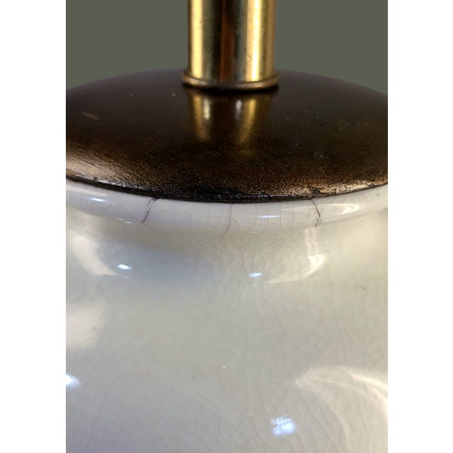 Pink Vintage Frederick Cooper Hand Painted Peonies Signed Floral Table Lamp For Sale - Image 8 of 12