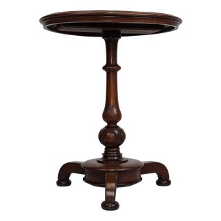 Antique 19th Century English Victorian Mahogany Side Table For Sale