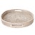 2020s Artifacts Rattan Oval Tray with Cutout Handles in White Wash - 18" For Sale - Image 5 of 8