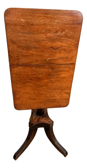 English Antique Georgian Regency Period Mahogany Table Generally Used for Tea or Wine Service