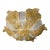 1960s Italian Clear and Amber Graniglia Murano Flush Mount For Sale