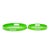 Contemporary Saint Tropez Round Tray Set of 2 - Green For Sale - Image 3 of 10