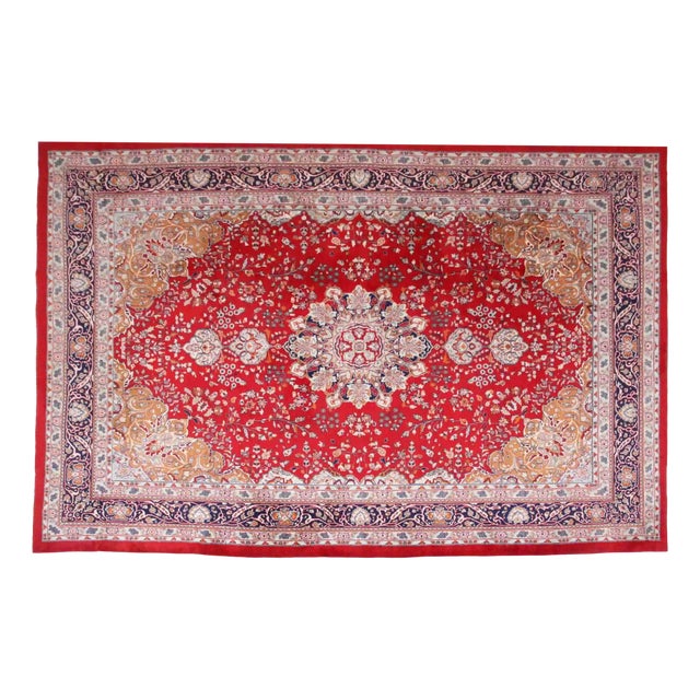 Middle Eastern Hand-Knotted Rug For Sale